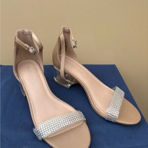 Madden girl short heel with rhinestones
